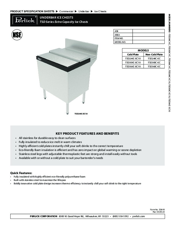 Cutsheet