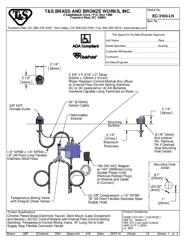 Cutsheet