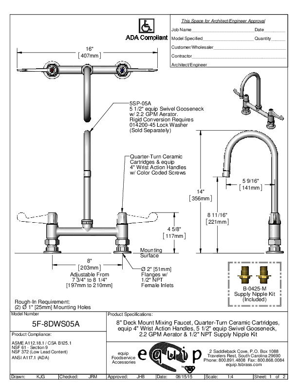 Cutsheet