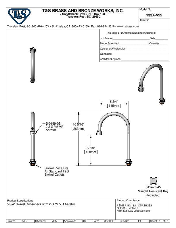 Cutsheet