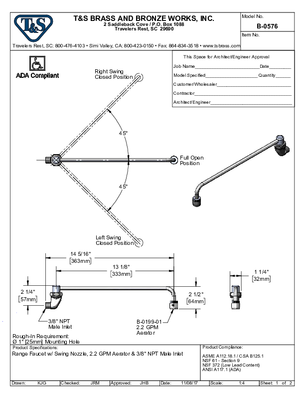 Cutsheet