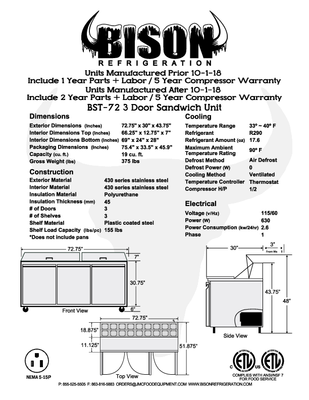 Cutsheet