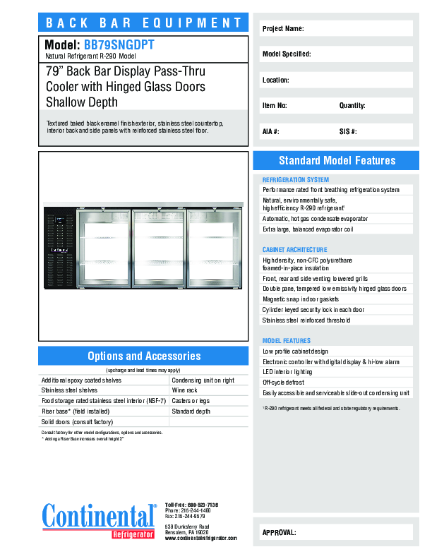 Cutsheet