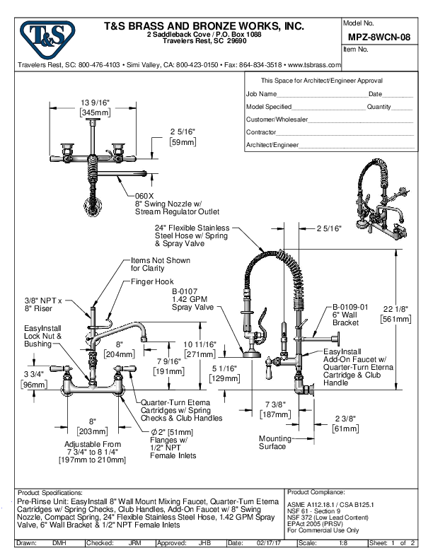 Cutsheet