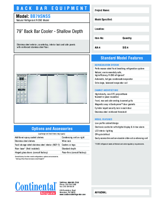 Cutsheet