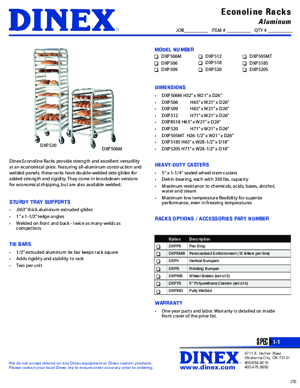 Cutsheet