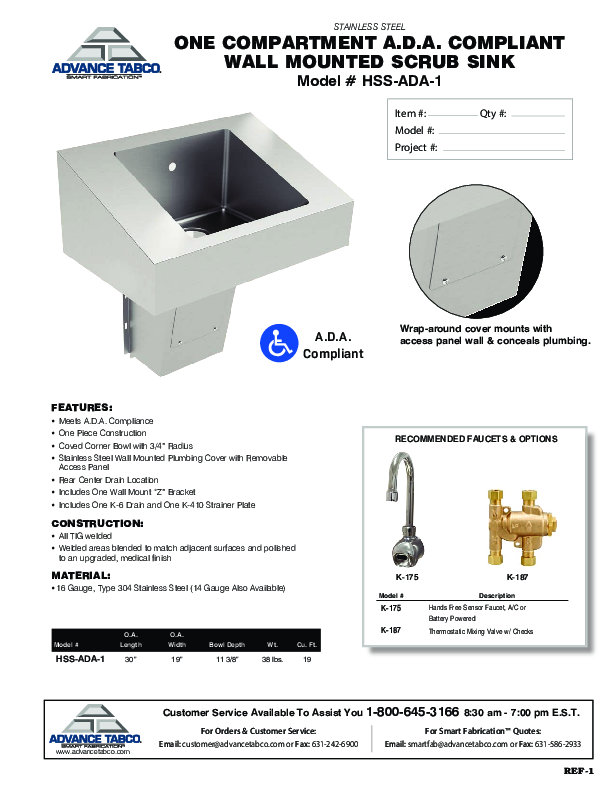 Cutsheet