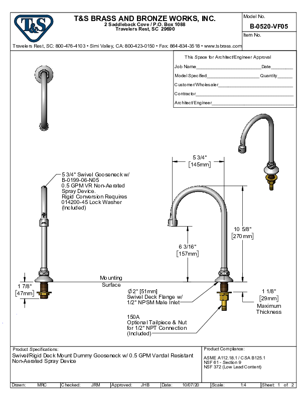 Cutsheet