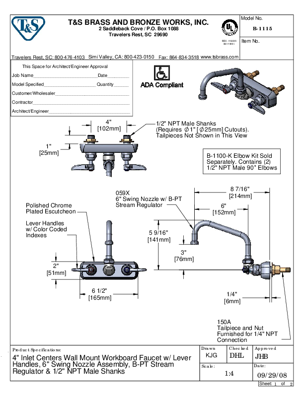 Cutsheet