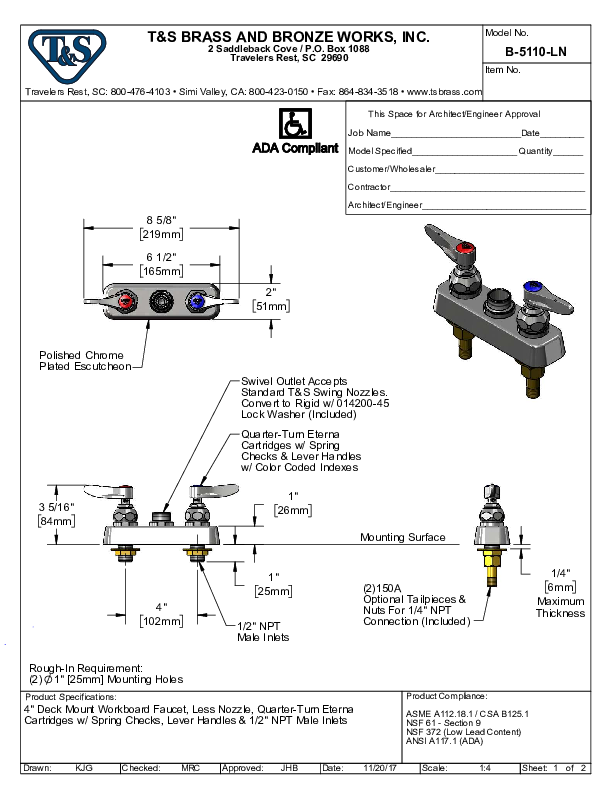 Cutsheet