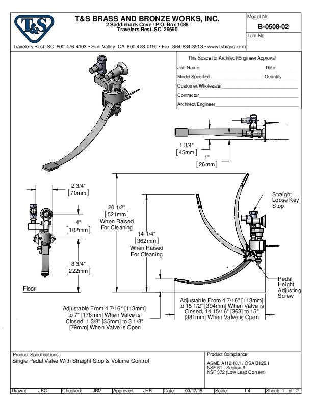 Cutsheet