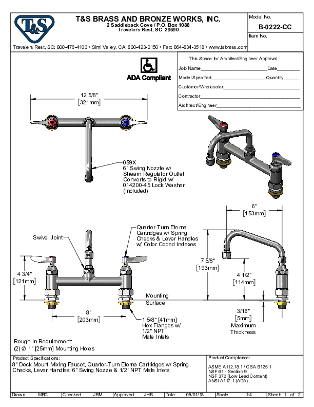 Cutsheet