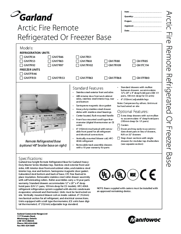 Cutsheet