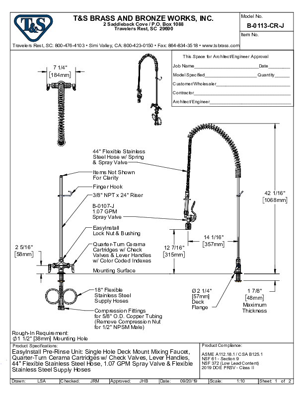 Cutsheet