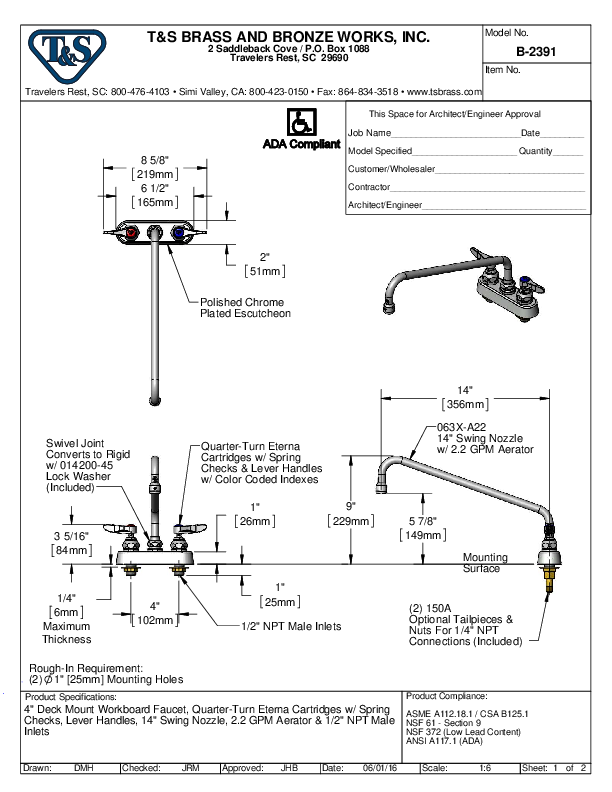 Cutsheet