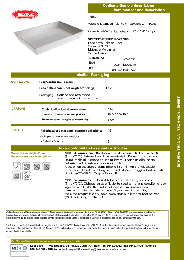 Cutsheet