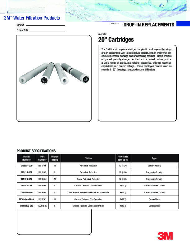 Cutsheet