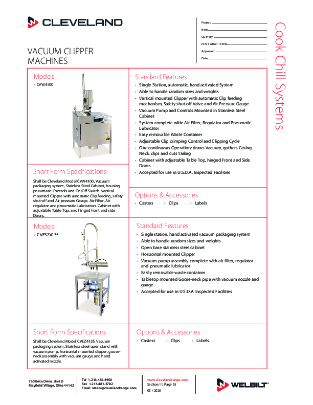 Cutsheet