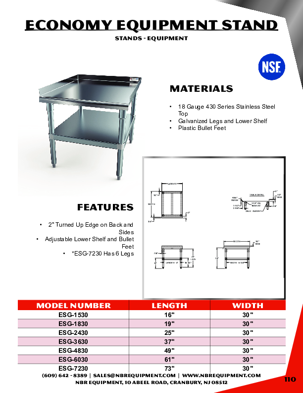 Cutsheet