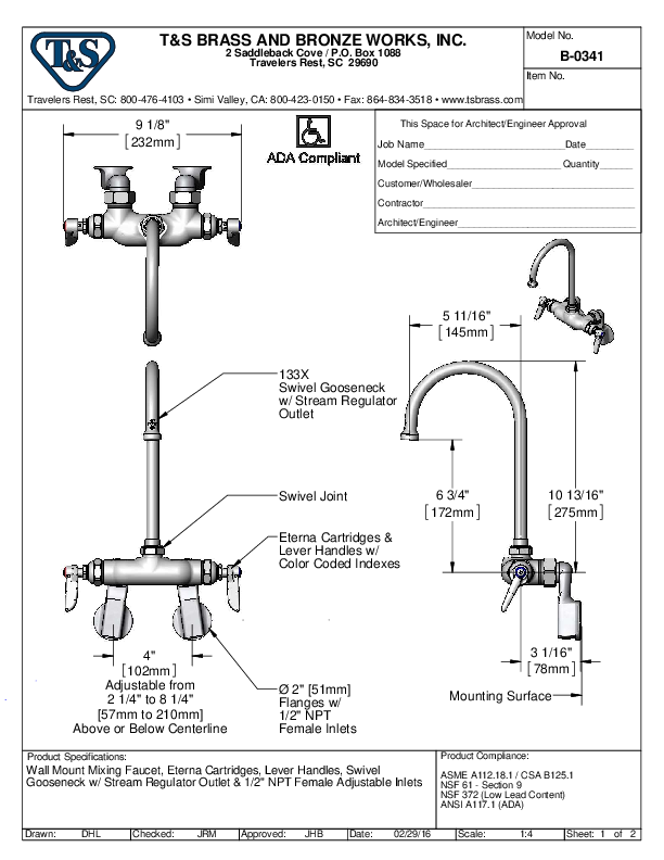 Cutsheet