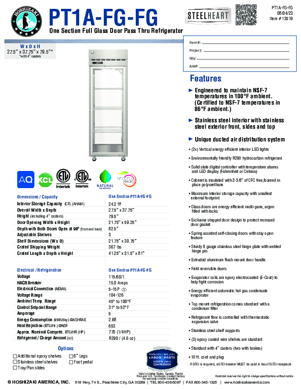 Cutsheet