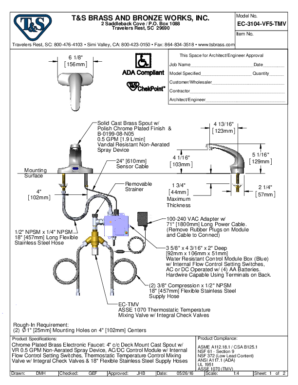 Cutsheet