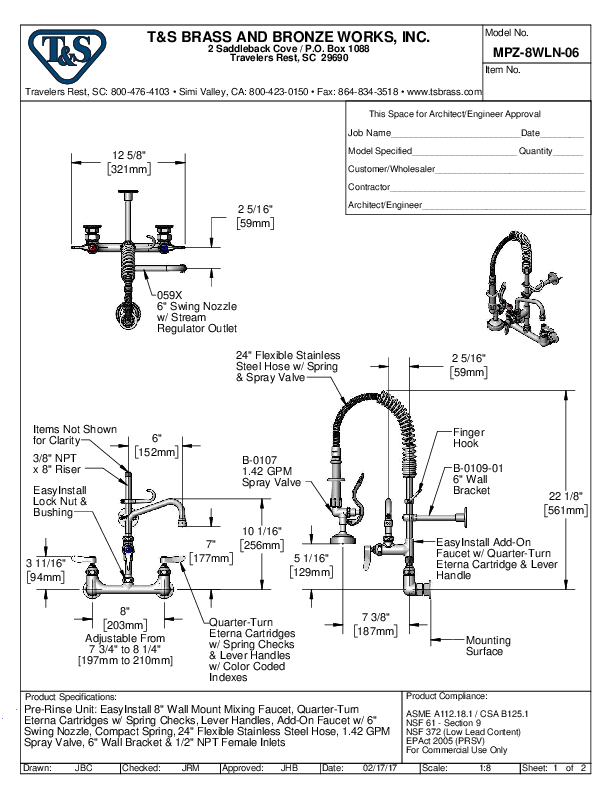 Cutsheet