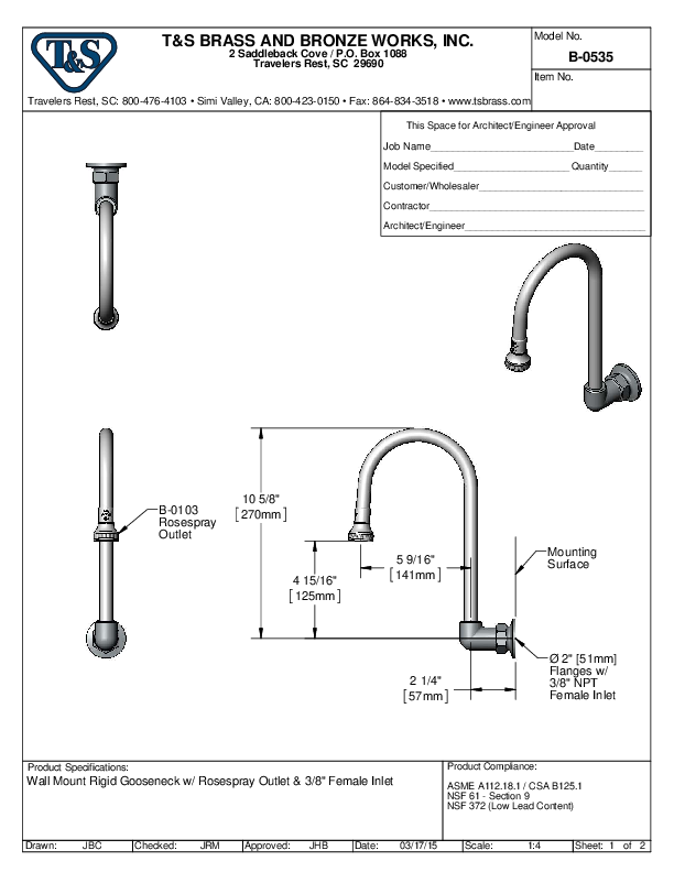 Cutsheet