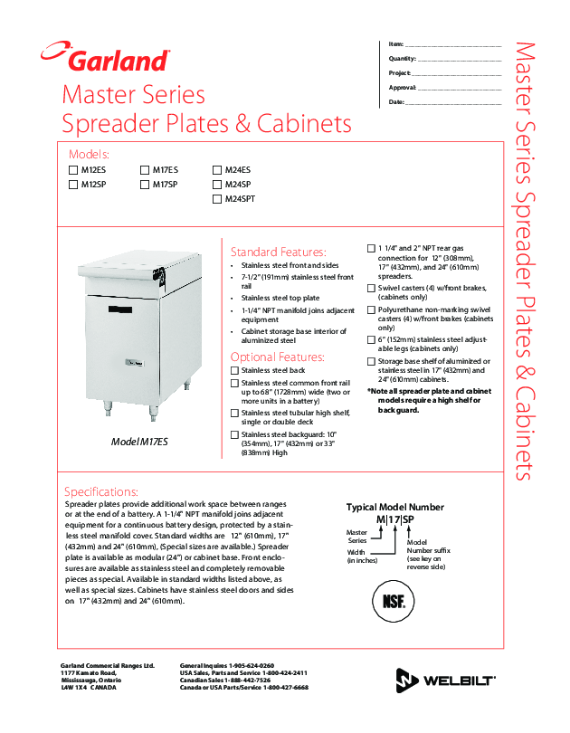 Cutsheet