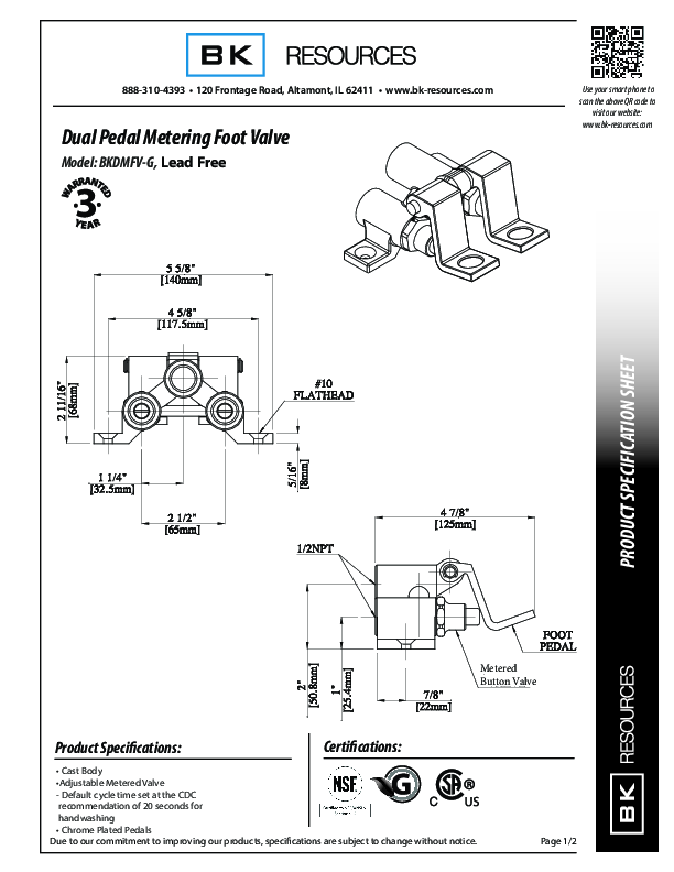 Cutsheet