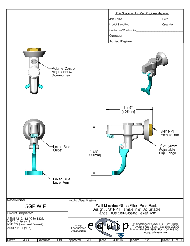 Cutsheet