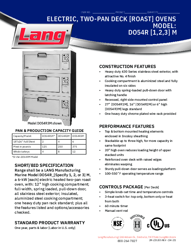 Cutsheet