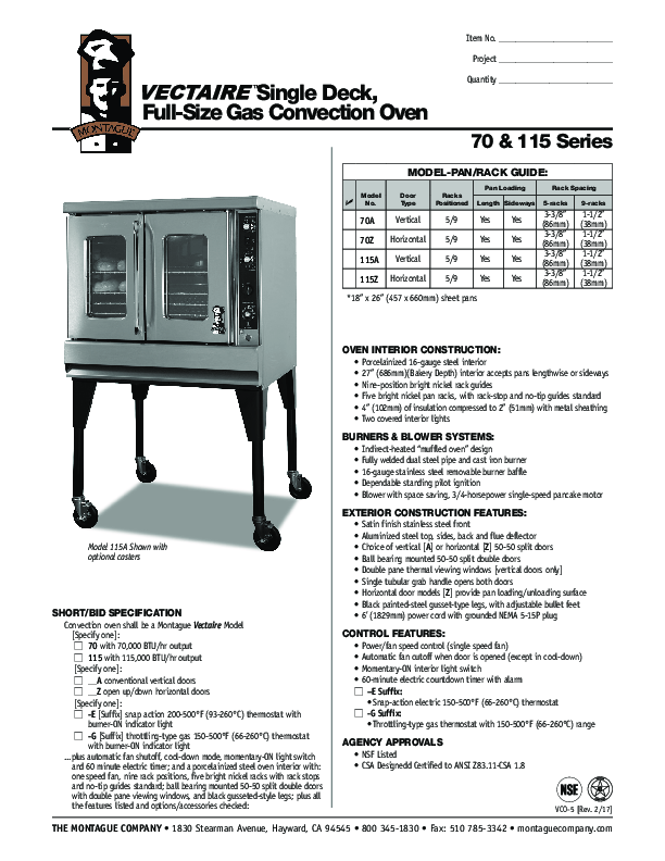 Cutsheet