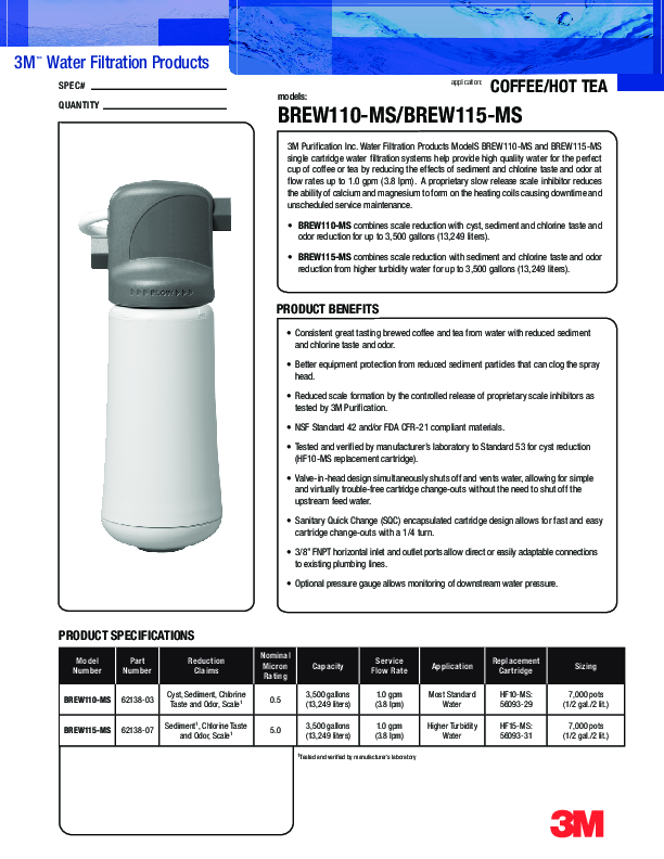 Cutsheet