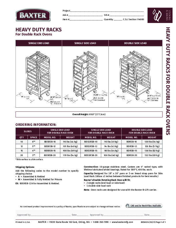 Cutsheet