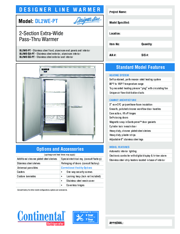 Cutsheet