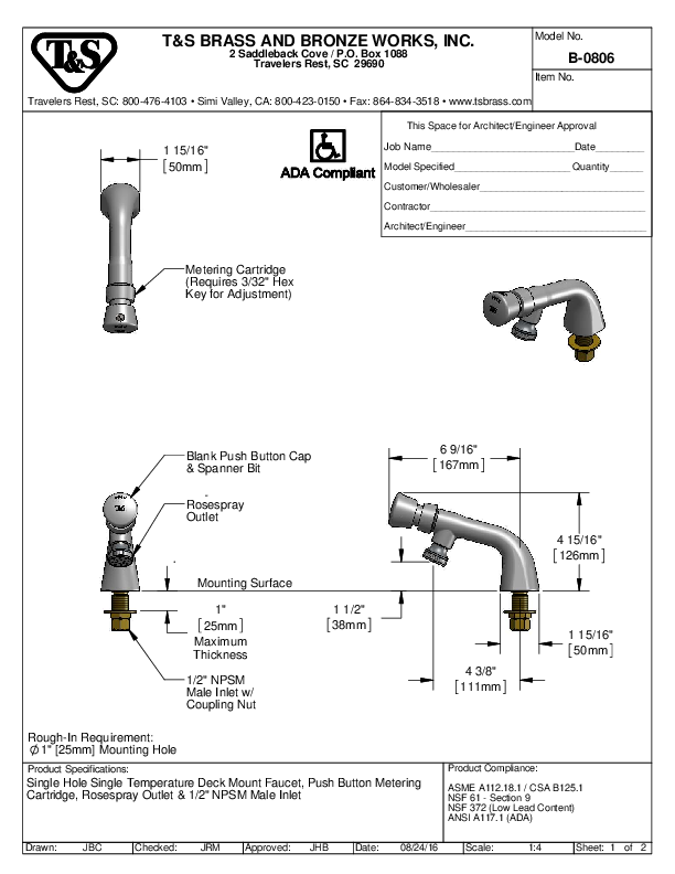 Cutsheet