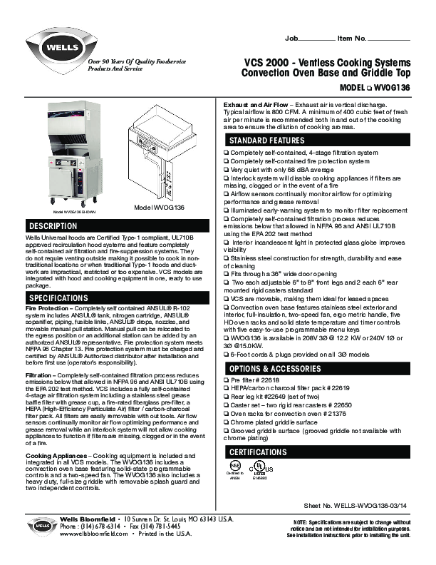 Cutsheet