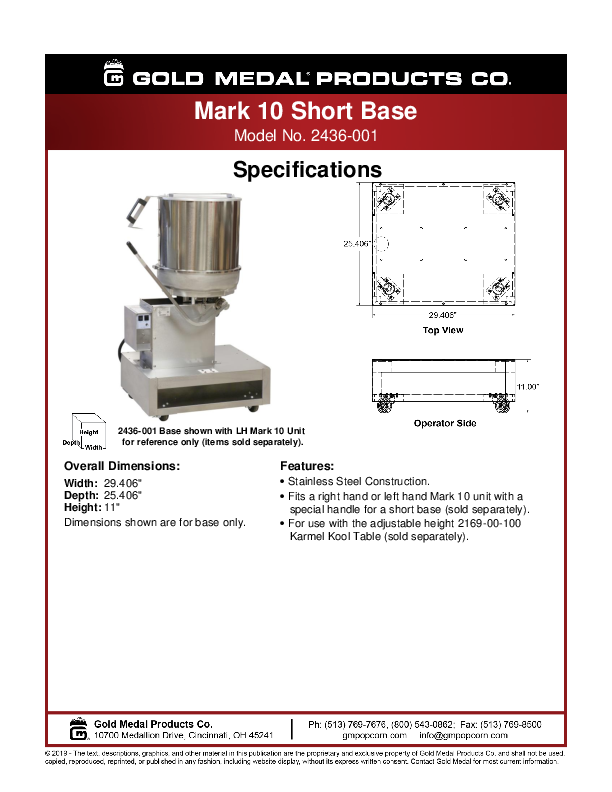 Cutsheet