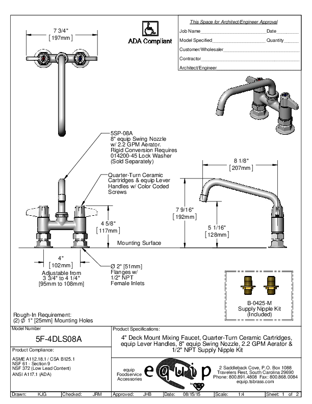 Cutsheet