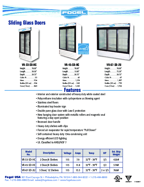 Cutsheet