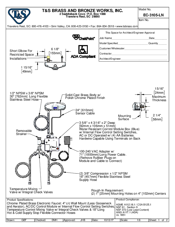 Cutsheet