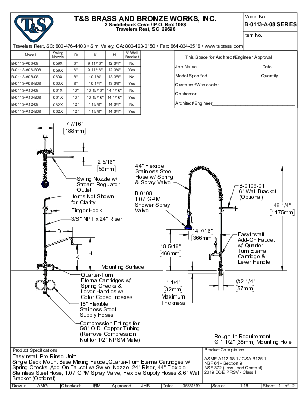 Cutsheet