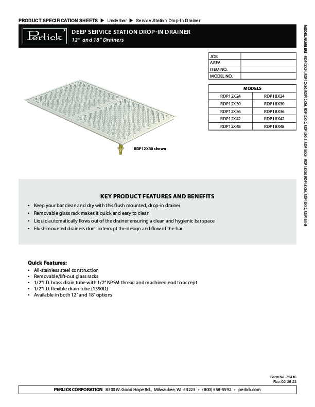 Cutsheet