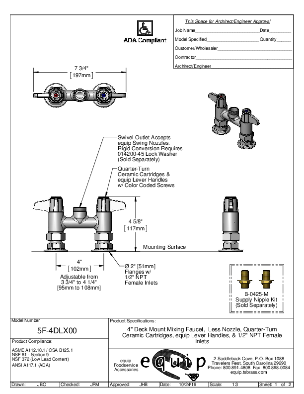 Cutsheet