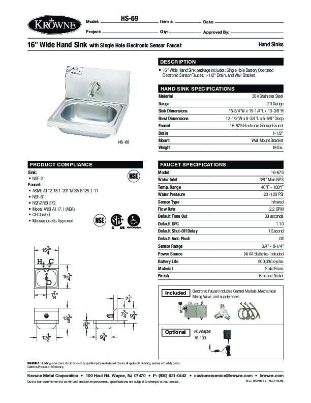 Cutsheet