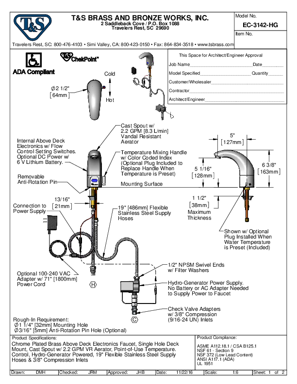 Cutsheet