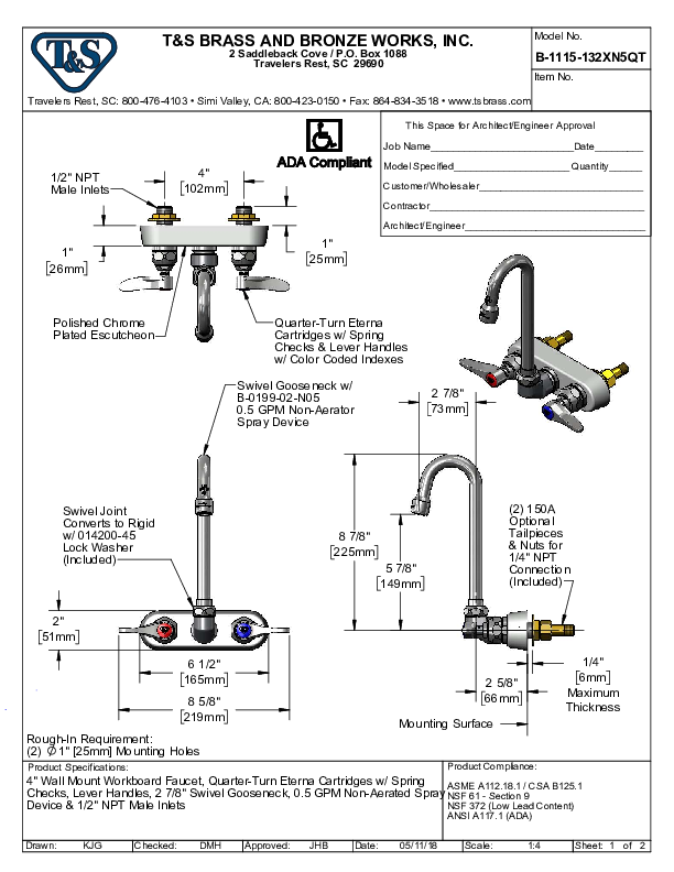 Cutsheet