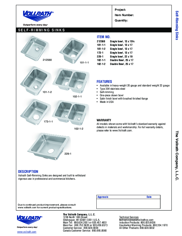 Cutsheet