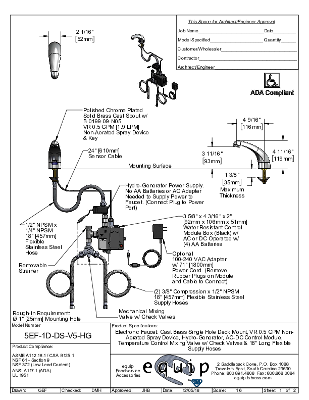 Cutsheet